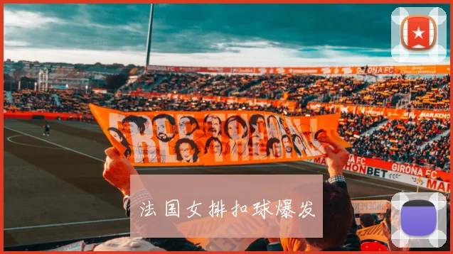 法国女排扣球爆发